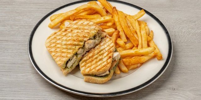Chicken Pesto Panini Sandwich
