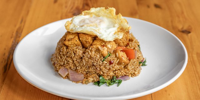 Basil Fried Rice & Fried Egg