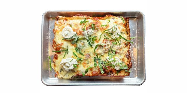 The Slim Shady Detroit Style Pizza