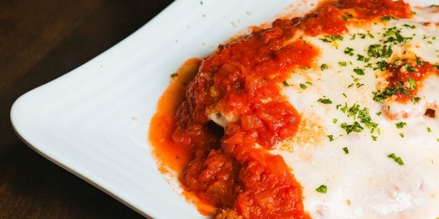 Individual Chicken Parmigiana