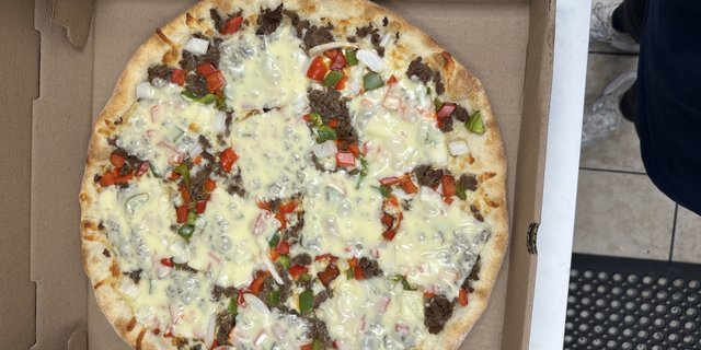 Philly Cheesesteak Pizza