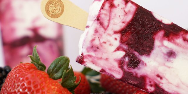 Greek Yogurt & Berries Paleta