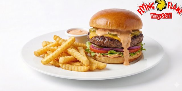 Beef Burger Boxed Lunch