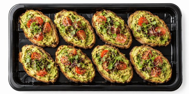 Small Avocado Toast Platter