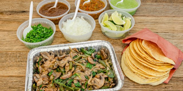 Hongos Tacos Tray