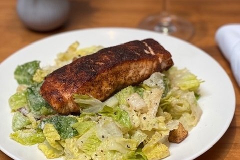 Salmon Caesar Salad