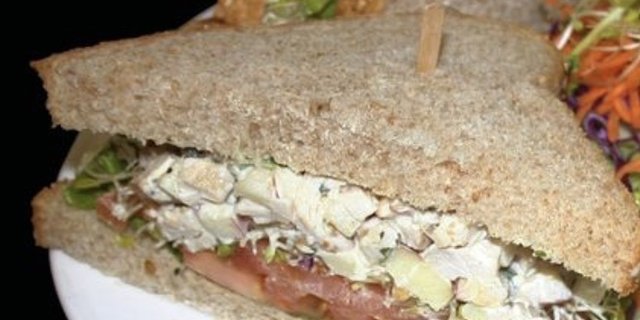 Basil Chicken Salad Sandwich Boxed Lunch