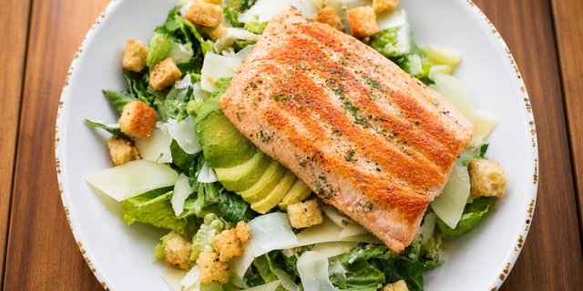 Avocado Caesar Salad