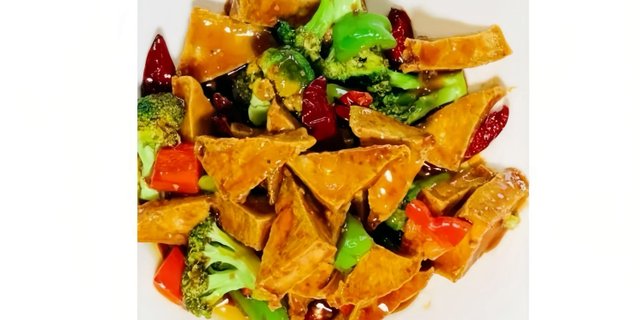 Individual Vegan General Tso's Tofu