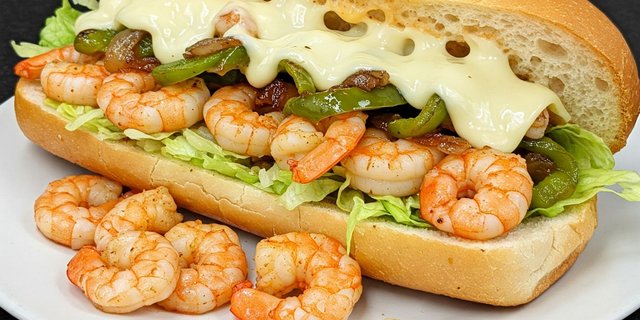 Shrimp Philly Sandwich