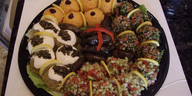 Eggplant Dip Platter