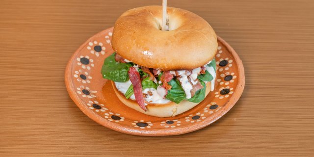 Bacon & Cheese Cream Bagel