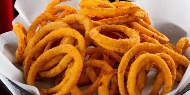 Scorno’s Legendary Onion Rings ($3.50 per person)
