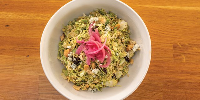 Shaved Brussels Sprouts Salad