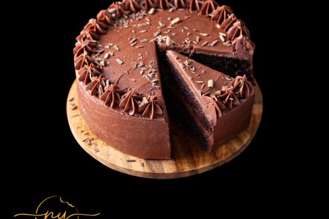 4" Chocolate Buttercream Cake