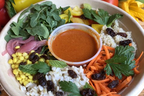 Vegan Lemon Pepper Grain Bowl