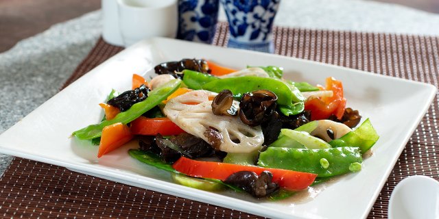 Stir-Fried Lotus Root & Celery