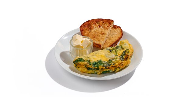 Spinach & Cheese Omelette