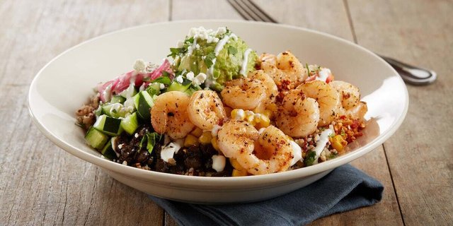 Individually Packaged BJ's Brewhouse Bowl W/ Shrimp