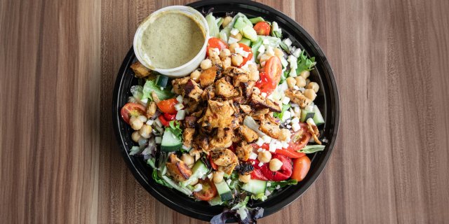 Individual Mediterranean Salad Bowl