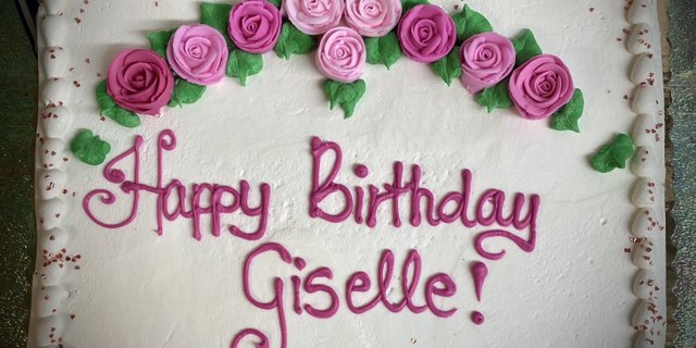 Vanilla Cake w/ Whipped Cream Frosting