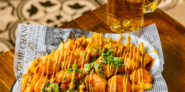 Honey Mustard Shrimp Fries