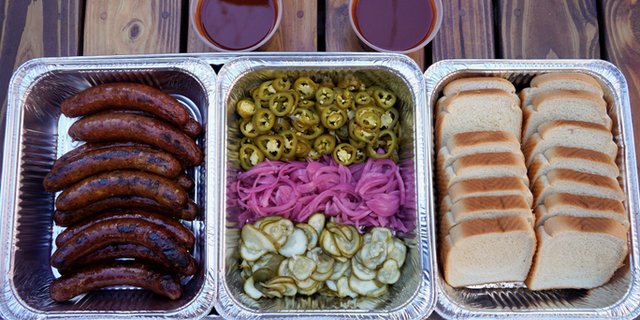 Smoked Sausage Platter