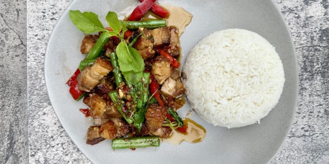 Basil Rice Plate