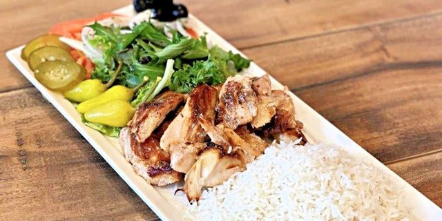 Mediterranean Chicken Rice Plate