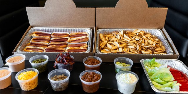 Hot Dog Bar With Fries