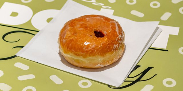 Glazed Raspberry Filled