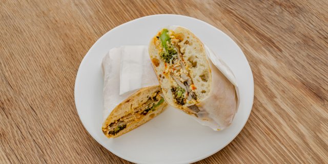 Broccolini & Mushroom Sandwich