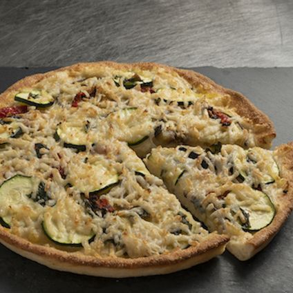 Vegan Mediterranean Pizza