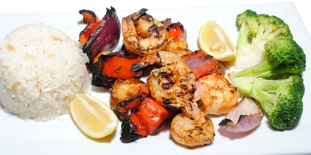 Shrimp Kebab Tray