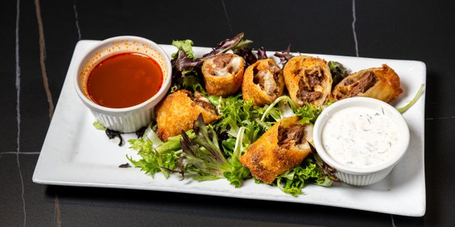 Birria Egg Rolls