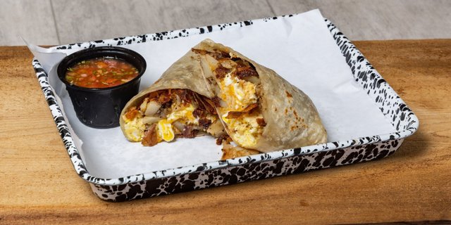 Breakfast - Classic Smokehouse Burrito (Bacon)