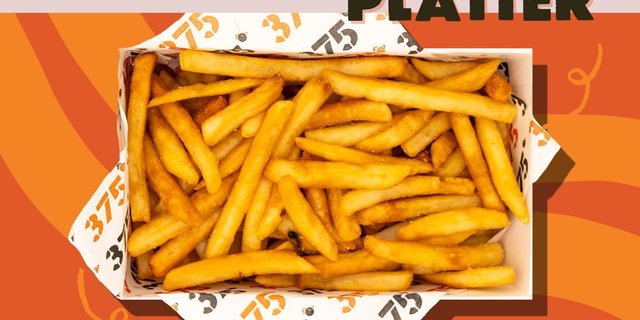 Golden French Fries Platter