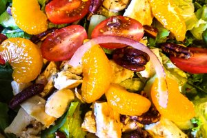 Pecan Mandarin Chicken Salad