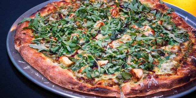 Chicken Lemon Pesto Pizza