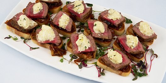 Tenderloin Blue Cheese Crostini