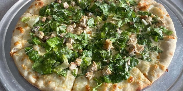 Chicken Caesar Salad Pizza