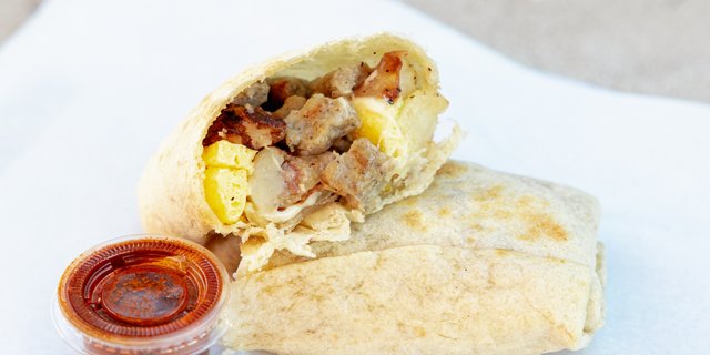 Sausage Breakfast Burrito