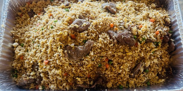 Beef Fried Rice Tray