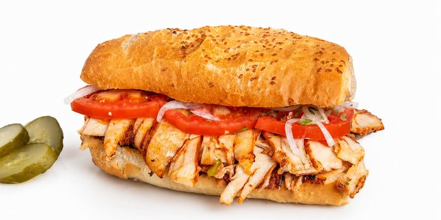 Grilled Chicken Doner Sandwich