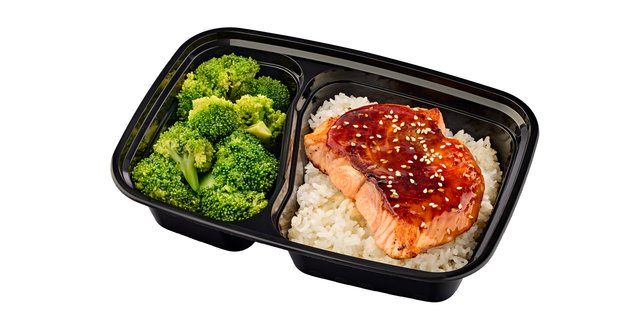 Teriyaki Salmon Plate