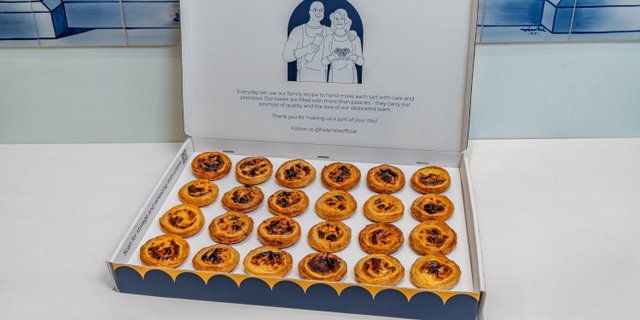 24-Piece Pasteis de Nata Box