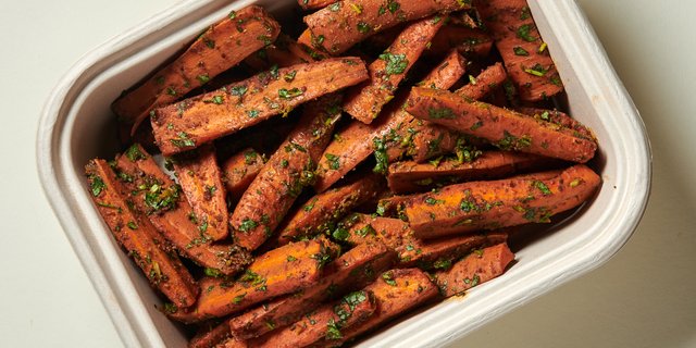 Harissa Roasted Carrots