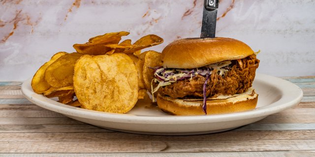 Hot Chicken Sandwich Boxed Lunch