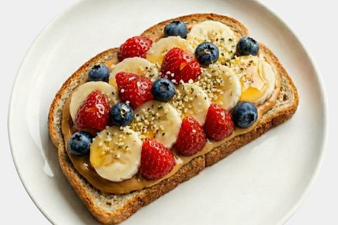 Peanut Butter Berry Toast