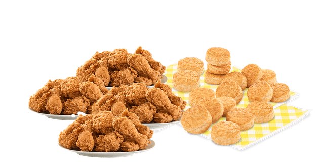 200pc Chicken Box W/100 Biscuits